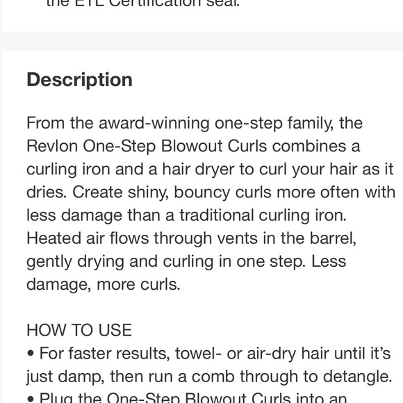 Revlon One-Step Blowout Curls - Picture 5 of 16